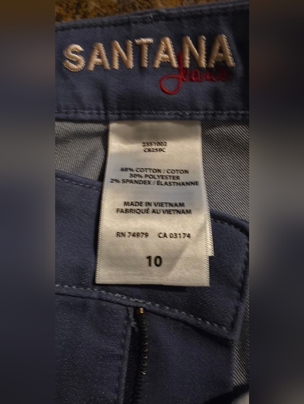 4/$25 Deal! Casual Slim Capri Pants in Periwinkle Blue NwT - Picture 3 of 11